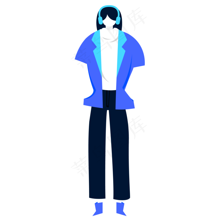 男士模特人物(2000X2000(DPI:300))psd模版下载