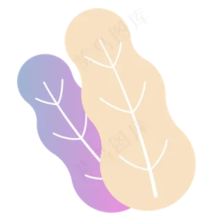 叶子春季自然植物