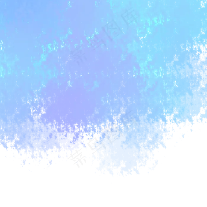 小清新蓝色渐变水彩底纹(2000X2000(DPI:299))psd模版下载