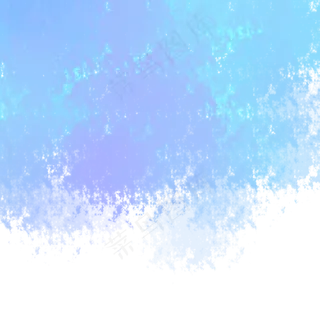 小清新蓝色渐变水彩底纹