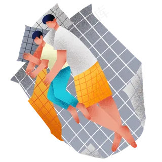 陪儿子睡觉父亲