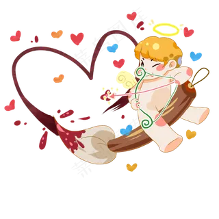 情人节丘比特爱心