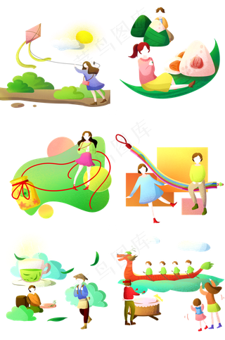 端午节人物合集