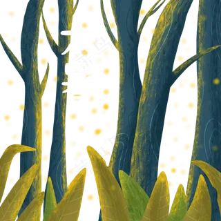 大暑森林萤火虫