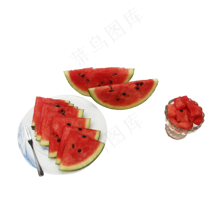夏日水果西瓜(2000X2000(DPI:300))