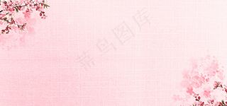 粉色花朵banner