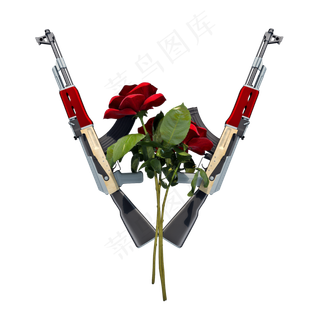 战争与和平创意雕塑png图