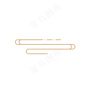 新年元宵节暗金色平面UI设计手绘�,免抠元素