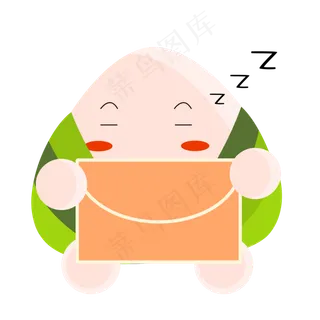 端午节卡通粽子主题信息图标