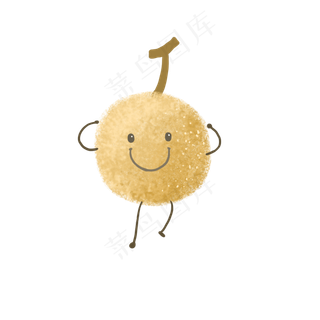 桂圆拟人宝宝PNG