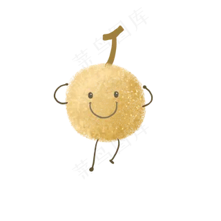 桂圆拟人宝宝PNG