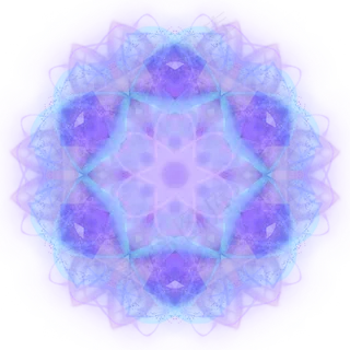 光效梦幻渐变花朵