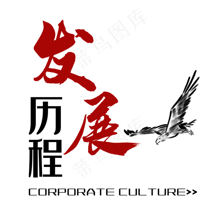 发展历程艺术字(2717*1619px)