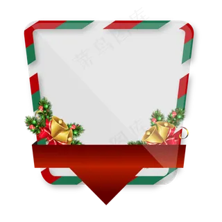 圣诞节电商优惠券标签,免抠元素