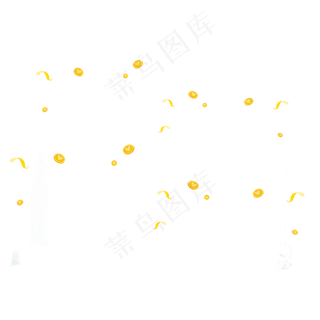 金色创意金币元素,免抠元素