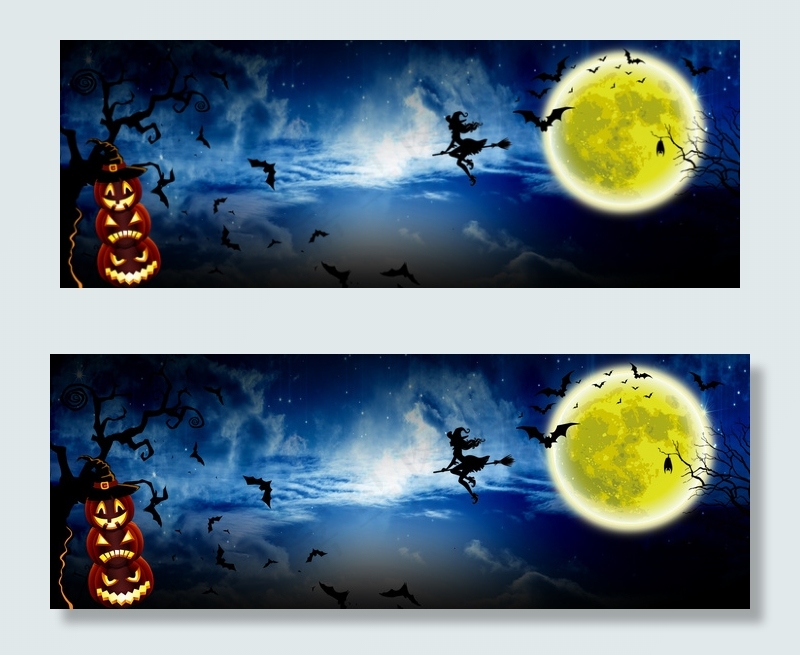 创意合成万圣节背景