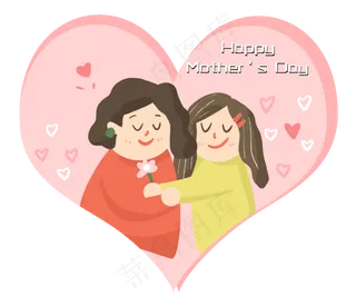 感恩妈妈爱心母亲节献花给妈妈