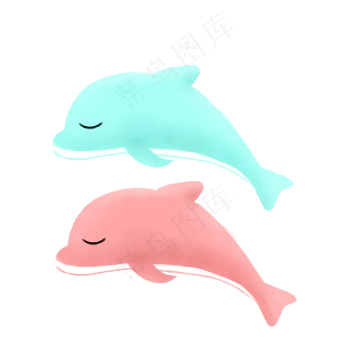 儿童公仔小海豚(2000X2000(DPI:300))psd模版下载