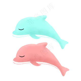 儿童公仔小海豚