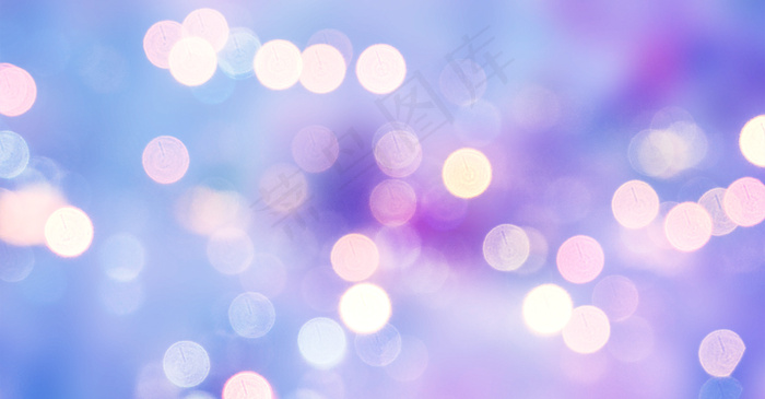 彩色光斑粒子背景