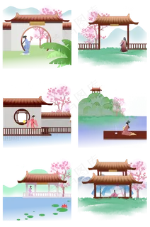古风风景人物合集 古风风景人物合集