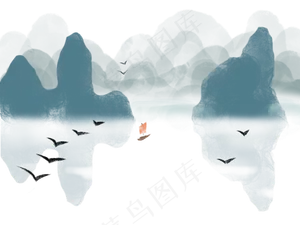 水墨山水风景