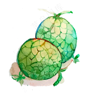 夏日水果哈密瓜甜美香瓜PNG
