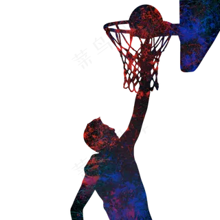 开学季篮球社团招新剪影,免抠元素