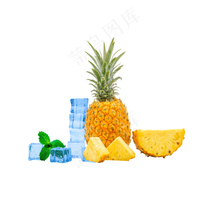 夏季水果菠萝(2000X2000(DPI:300))psd模版下载