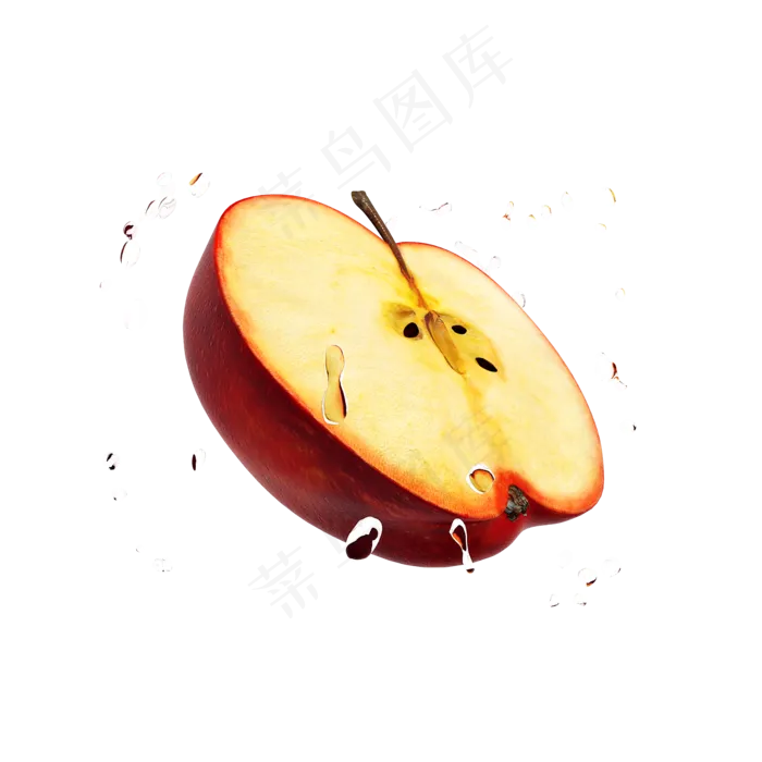 质感苹果png图(2000X2000(DPI:300))psd模版下载