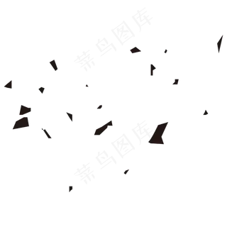 漂浮碎石,免抠元素