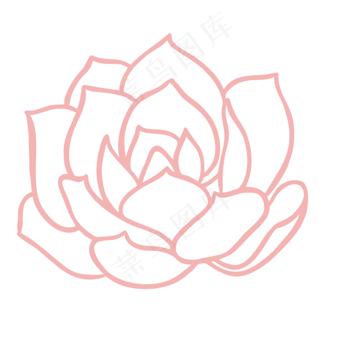 手绘多肉芙蓉雪莲矢量免抠图(2501X2501(DPI:299))psd模版下载