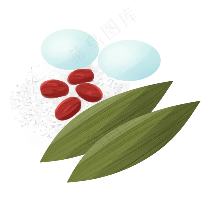 咸鸭蛋粽子馅料(2480X2480(DPI:299))psd模版下载