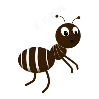 可爱的蚂蚁,免抠元素