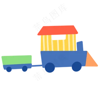 儿童节玩具小车卡通