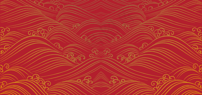 中式红色喜庆金箔纹理banner海报背景