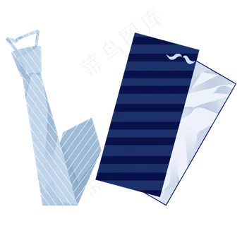 父亲节领带装饰