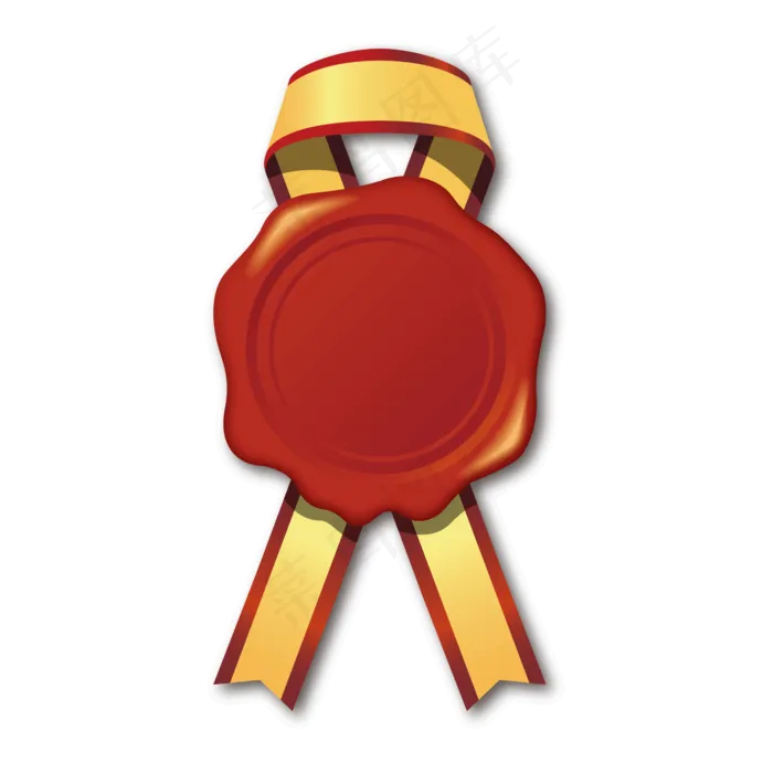 火漆印章勋章(2000*2000px 300 dpi )ai矢量模版下载