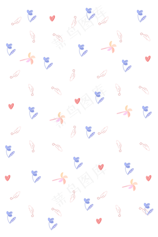 色彩印花小碎花底纹