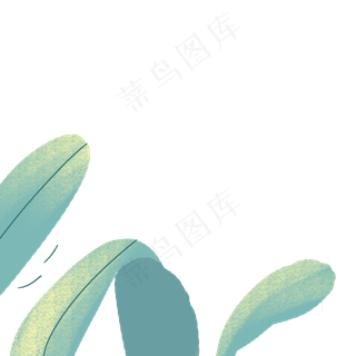 卡通植物绿叶下载