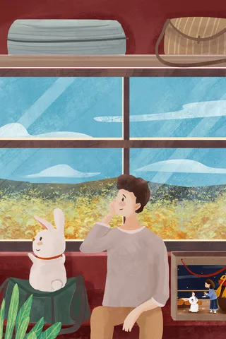 中秋回家一路欣赏风景