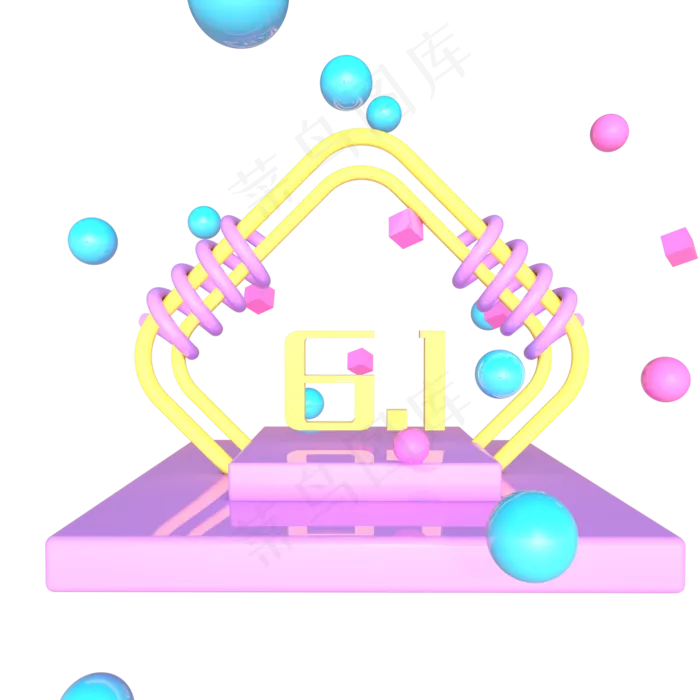 61儿童节展台(2500X2500(DPI:300))psd模版下载