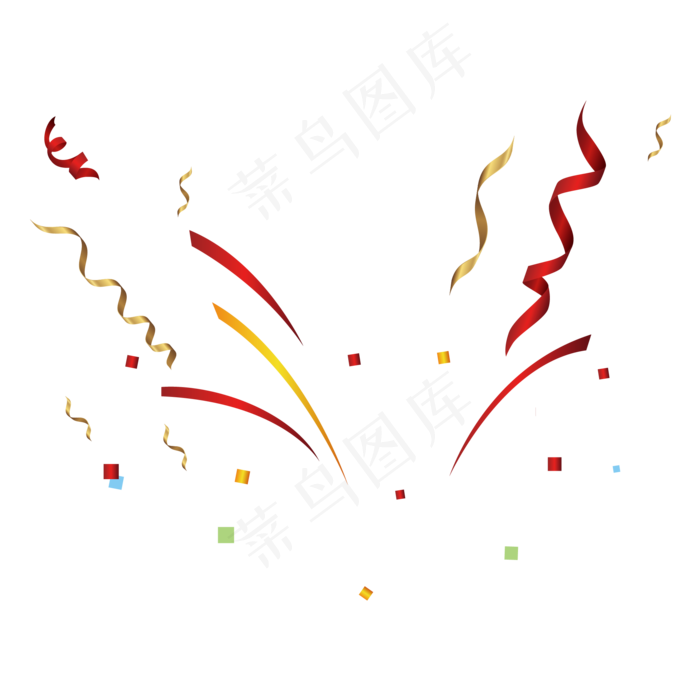 漂浮彩带,免抠元素(2000*2000px 300 dpi )ai矢量模版下载