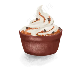 暑假夏日夏季果仁冰淇淋