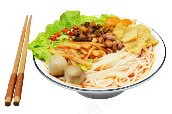 特色美食螺蛳粉,免抠元素(2800X2000(DPI:300))psd模版下载