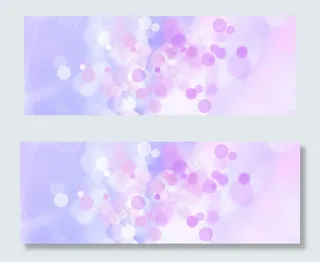 虚幻梦幻灯光光晕平面广告