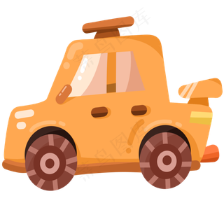 儿童节玩具小车卡通