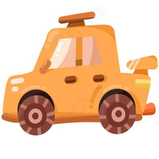 儿童节玩具小车卡通