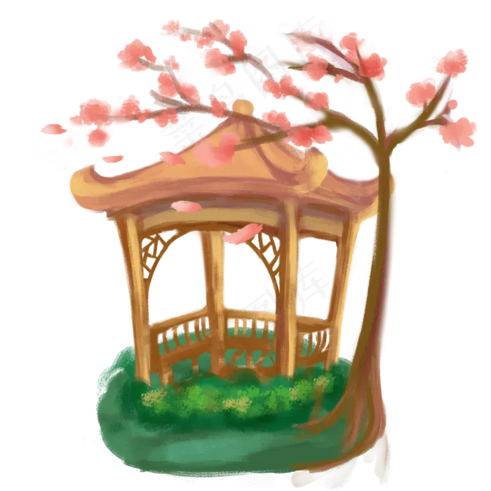 植物园林设计庭院百花盛开(2000X2000(DPI:300))psd模版下载