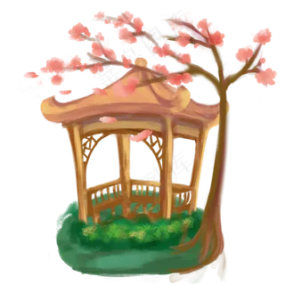 植物园林设计庭院百花盛开